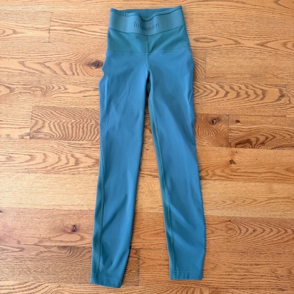 NWOT Lululemon License to Train High-Rise Tight 25" in Grey Eucalyptus (Size 0) - Picture 4 of 11